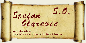Stefan Olarević vizit kartica